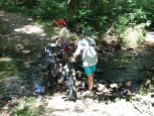 creek crossing on Otter’s Path trail